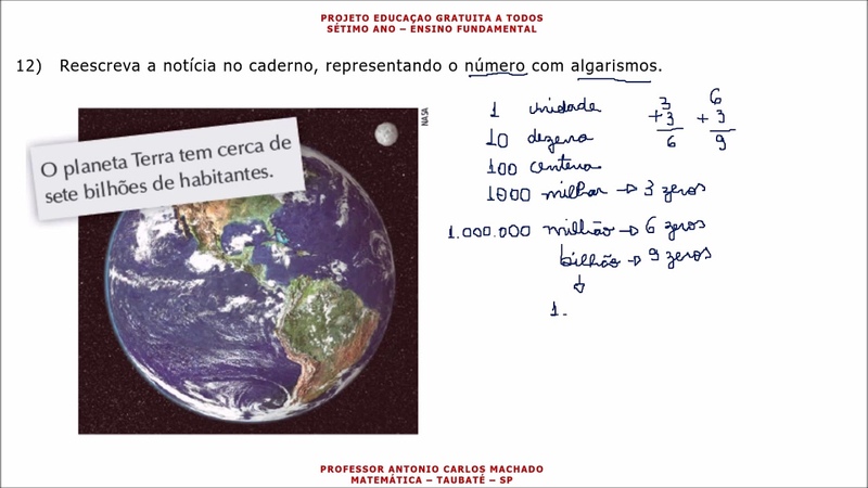 Sétimo Ano Aula 12 Números Naturais