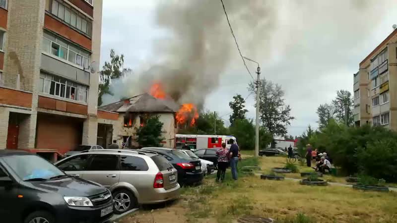 Пожар на Октябрьской